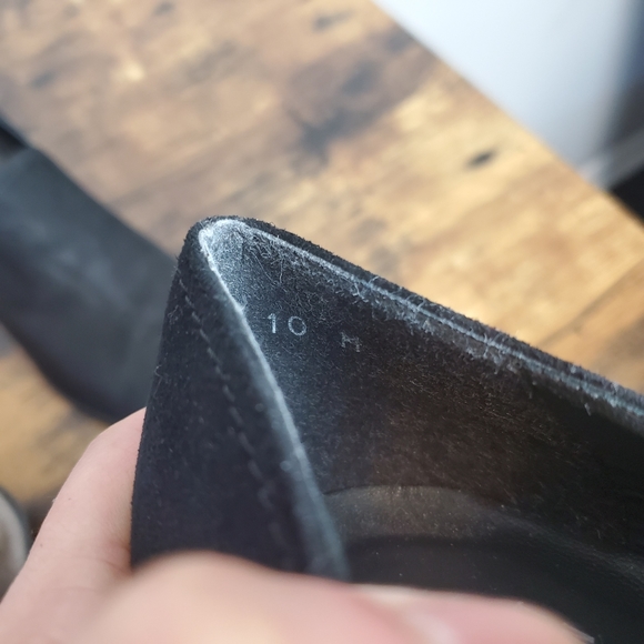 Stuart Weitzman Black Suede Shootie - Picture 4 of 7